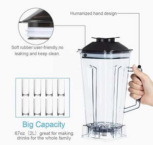 Elektrische blender met 8 messen, hoge snelheid, grote kracht, multifunctionele voedselprocessor, huishoudelijke gezondheidsbewaarmachine, wandbrekende machine - Product Image 4