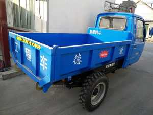 Tricycle à moteur diesel, cabine fermée, tricycle de 18 ch, tricycle de transport agricole pour chantier de construction - Product Image 2