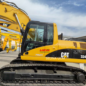 Casi nueva máquina excavadora sobre orugas Caterpillar 324d usada reacondicionar excavadora 24 toneladas - Product Image 1