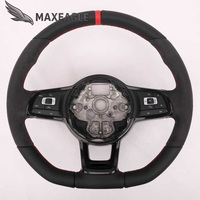 Volant en cuir bleu avec surpiqûres populaires pour Volkswagen VW California Passat Jetta Golf MK7