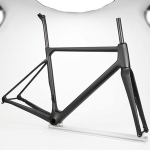 Cuadro de Bicicleta de Carretera de Fibra de Carbono TOSEEK con <span class=keywords><strong>Eje</strong></span> de <span class=keywords><strong>Pedalier</strong></span> BBT47 y Freno de Disco, Bicicleta de Carreras Competitiva de Alta Resistencia - Product Image 1