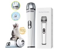 Coupe-griffes sans fil pour animaux de compagnie avec aérations de refroidissement pour garder le moteur au frais lors de l'utilisation – Qualité professionnelle pour la maison – Outil de soin des pattes