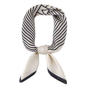 Elegant 70x70 Satin <b>Square</b> <b>Scarf</b>, Solid Color Versatile Neck <b>Scarf</b> For Business Office Daily Match - Product Image 5
