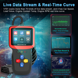 NEW Auto Diagnostic Tool V701 <strong>OBD2</strong> Scanner <strong>Code</strong> <strong>Reader</strong> and Engine Analyzer for All Vehicles - Product Image 6