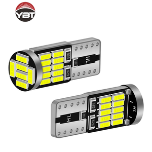 Ampoule LED T10 ultra-lumineuse W5W de couleur blanche avec éclairage multicolore pour l'intérieur de la voiture, le plafond et les feux de stationnement - Product Image 3