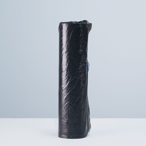 Bolsas de basura de plástico PE negro de alta calidad OEM bolsa de basura impermeable desechable para residuos domésticos generales - Product Image 3