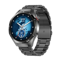 Nuevo Smartwatch HW95 2026 con Llamadas BT, Botón Giratorio, Monitor de Ritmo Cardíaco, Contador de Pasos, Pantalla de 1.53 Pulgadas, IP67, Correa de Acero Inoxidable, 5-10 Días de Autonomía