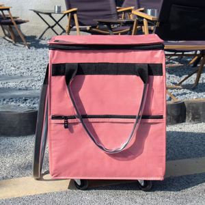 Durable Aluminum Foldable Fishing Wagon Lightweight <b>Balloon</b> Wheel Beach Cart For Tools Shopping Storage-50kg OEM Customizable - Product Image 6