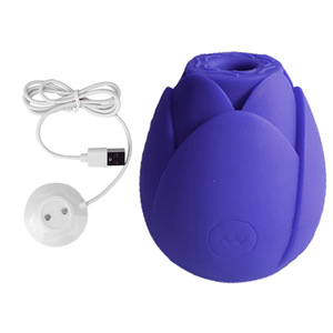 กุหลาบลิ้น licker USB G-Spot ไวเบรเตอร์ lotusbuster แรงสั่นสะเทือนที่ดูดสูงสำหรับนักเรียนหญิงช่วยตัวเองของเล่นทางเพศ - Product Image 3