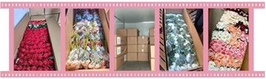 Wholesale <strong>Shana</strong> Rose Silk Flowers 66cm 8cm 5cm Heads 71g Multi Color for Wedding Home and Outdoor Decoration - Product Image 6