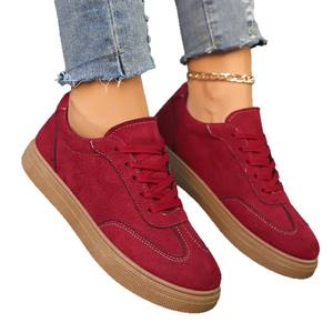 Chaussures décontractées en daim pour femmes, style toutes saisons, chaussures de course <span class=keywords><strong>grande</strong></span> <span class=keywords><strong>taille</strong></span> pour l'Europe et l'Amérique, vente en gros transfrontalière - Product Image 6