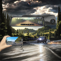 Carlover OEM/ODM 2K+1080P ADAS/BSD Kamera Dashcam Spion Mobil 10 Inci Monitor Parkir Penglihatan Malam Dash Cam Depan dan Belakang 2k
