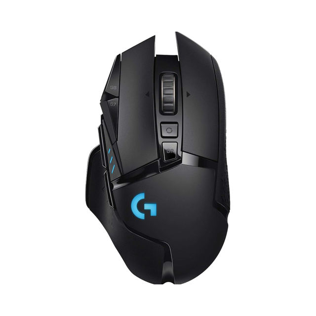 For Logitech G502 Lightspeed USB Wireless Gaming Mouse Ergonomic Hero 25K Sensor PowerPlay Compatible Tunable Weights Right for
