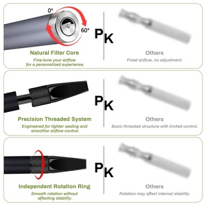 Bâton de méditation et d'aromathérapie de luxe réutilisable et portable pour arrêter de fumer, avec oxyde d'aluminium pour soulager l'anxiété - OEM Relaxation - Product Image 5