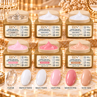 Gel de construction pour extension d'ongles BIN, gel poly pour extension d'ongles, marque privée, sans HEMA, sans TPO, gel de construction semi-permanent