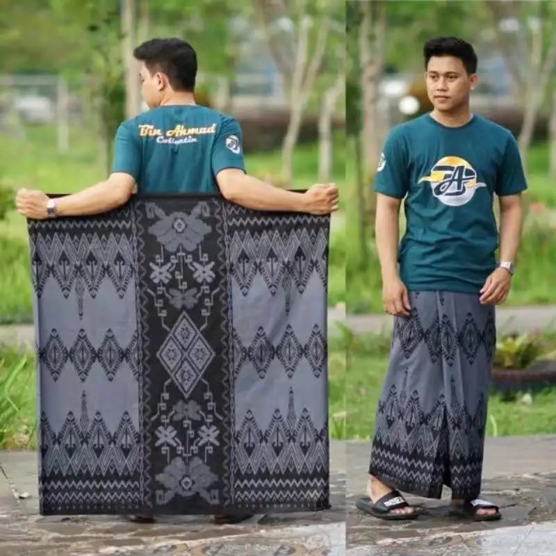 Fabbrica a buon mercato stampa personalizzata Batik Sarong tessuto tailandese abito Batik Indonesia 100gsm