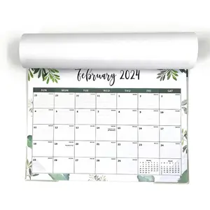 Barato al por mayor grande planificador de pared mensual escritorio académico nevera planificación secante decoración calendario