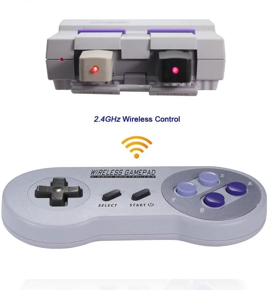 Wireless Controller For Snes Classic Edition Mini/nes Classic Edition With Usb Wireless Receiver