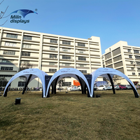 Carpa Inflable Resistente y Plegable, Domo Arqueado, Tamaño Personalizado, Carpa Inflable Hermética para Uso en Promociones de Agencias de Marketing