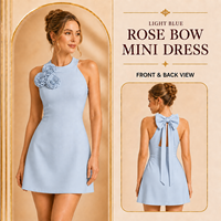 Mini-robe décontractée personnalisée, unie et antistatique, fabriquée en usine avec une conception de motifs intégrée |   Nous travaillons à partir de vos croquis de conception OEM ODM