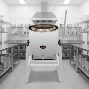 Déshydrateur commercial de nourriture d'acier inoxydable de machine de dessiccateur inclinable de 50 KG par système de cuisine méga - Product Image 3