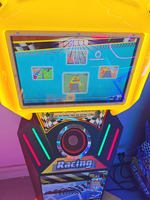 Simulateur de course de moto, machine d'arcade, jeu vidéo, divertissement à monnayeur, garantie 1 an, support anglais