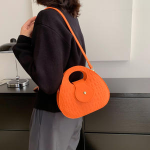 Korean Handbag Wholesale Cheap Handbags Saddle Bag Portable Single-shoulder Three-dimensional - Product Image 1