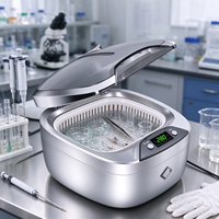 Digitaler Elektrischer Ultraschallreiniger 42kHz 850ml SUS304 Behälter Fünf Timer-Einstellungen für Kleinteilreinigung Gewerbliche Nutzung