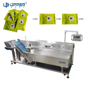 automatic sachet sorting counting collection machine high speed for disorder sachet pouch sorting