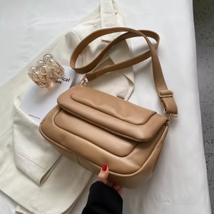 Sac bandoulière tendance en cuir PU, petit sac carré rétro, mini sac à main, sac à bandoulière pour femme - Product Image 6