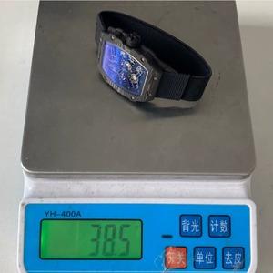 Reloj Deportivo de Buceo Ultrafino de 7.8mm, Cuadrado, de Lujo, RM67-02, Caballero Negro, Cristal de Zafiro, Cronógrafo, Fibra de Carbono, Alarma, Mecánico - Product Image 5