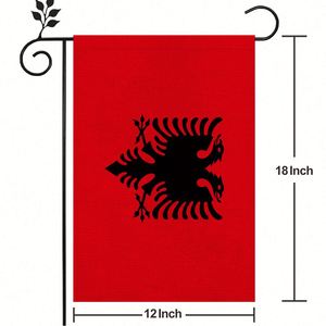 Low Price Wholesale Albania Garden <b>Flag</b> 12x18 Inch Yard Garden <b>Flags</b> for Outdoor Decor - Product Image 2