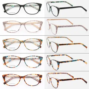 Brun floral petit cadre hommes italie arco iris marcos de anteojos lunettes pour hommes acétate métal cadre 2021 lunettes rondes