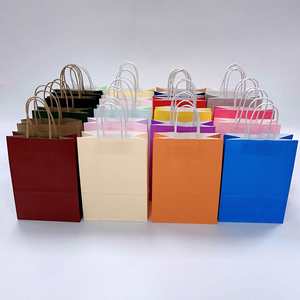 Bolsa de Compras de Papel Kraft Personalizada KM de 12*6*15cm, Impresa con su Logotipo - Product Image 3