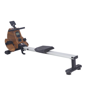 Máquina de remo comercial para gimnasio con pantalla LCD y resistencia ajustable multibloque - Product Image 1