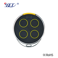 YET2174 Nouvelle conception Télécommande universelle sans fil RF 433 MHz pour porte de garage, télécommande de porte, porte-clés