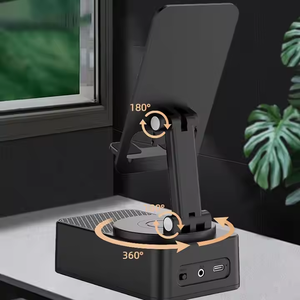 J13 4 in 1 Multifunctional Phone <b>Holder</b> Mobile <b>Holders</b> 360 Rotating Folding RGB Wireless BT Speaker <b>Tablet</b>/Phone <b>Holder</b> - Product Image 2