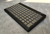 Clavier de point de vente robuste à 84 touches avec lecteur MSR à 3 pistes, clavier à membrane électronique à 12 millions de touches, clavier à verrouillage électronique