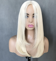 Perruque juive de luxe en soie, 100 % cheveux humains vierges chinois Remy, dentelle transparente HD, ligne de cheveux naturelle, taille personnalisée