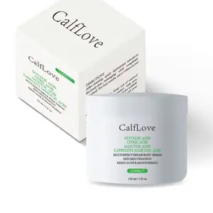 Calflove creme corporal de reparo multi-efeito, resiste a acne e hidratante, dá suavizantes e hidratados, fornece serviço de etiquetas privadas