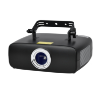 Lumière laser de scène DJ 2W RGB |   Scanner de faisceau compact connecté en réseau, lampe de scène à rideau et à brouillard