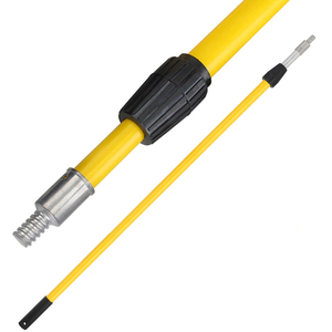 Mạnh mẽ 2-phần nhôm kính thiên văn sợi thủy tinh mở rộng cực với điều chỉnh kim Loại ren tip và nhựa Twist-On Adapter - Product Image 3