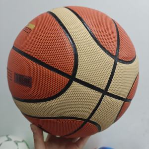 <b>Basketball</b> Official Custom Logo Size 7 <b>Outdoor</b> Leather <b>Basketball</b> With Printing Texture <b>Basketball</b> Ball - Product Image 3