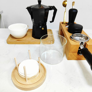 กล่องเก็บกระดาษกรองพร้อมฐานไม้และฝาแก้วสำหรับอุปกรณ์ชงกาแฟ - Product Image 2