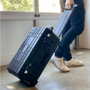 하드 긴 운반 충격 방지 보호 총 케이스 PP 도구 플라스틱 트롤리 케이스 - Product Image 6