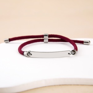 Bracelet unisexe minimaliste en acier inoxydable IStapromo, personnalisable avec gravure, motif cœur creux, cadeau idéal pour les fêtes - Product Image 5