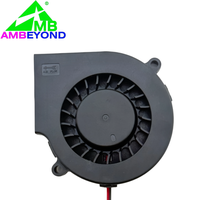 75mm DC Blower Fan 75*75*15mm 24V DC Brushless Cooling Fan Bulk Supply for Household Ventilation Equipment