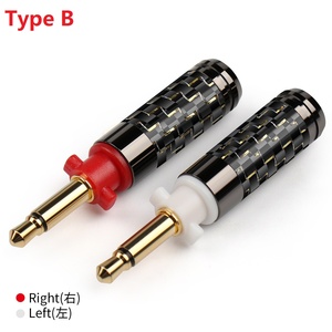 2 adet/çift 3.5mm Mono Fiş Altın Kaplama 3.5 mm 2 Kutuplu Fişler <span class=keywords><strong>Final</strong></span> D8000 D8000PRO SONOROUS <span class=keywords><strong>VIII</strong></span> - Product Image 3