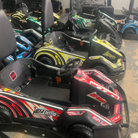 Kart de Carreras Eléctrico de Alta Calidad con Motor Dual de 24V 350W de Alto Torque, Kart de Carreras de 2 Plazas, Kart de Derrape
