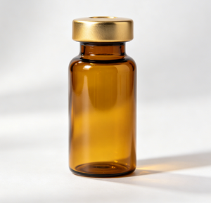 Tubos de Almacenamiento Cosmético Bicolor Ámbar Transparente con Tapas de Aleación Dorada Brillante, Empaquetados en Bandeja de Plástico, Dispensadores de Cuidado de la Piel Sin Marca - Product Image 5